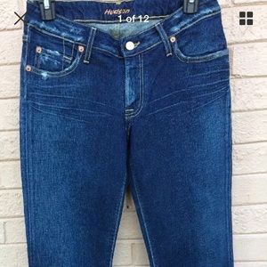 Hudson Women Jeans Bootcut Dark Wash $195 Size 28